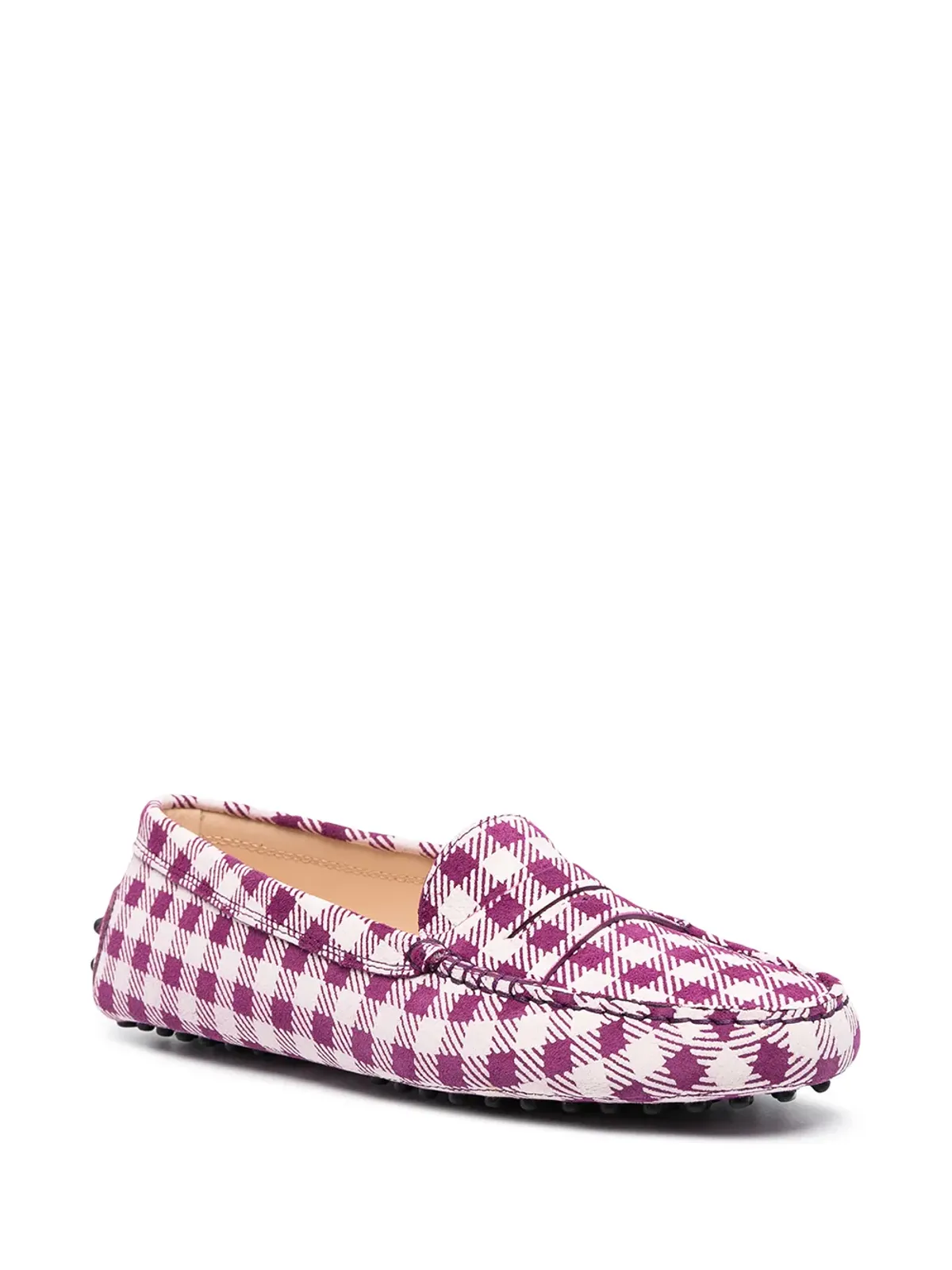 Tod's ギンガムチェック ローファー - 画像2