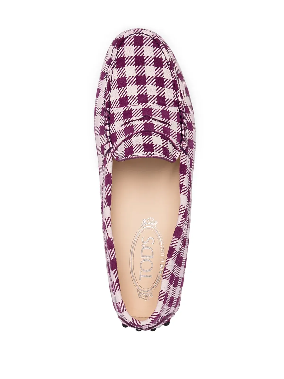 Tod's ギンガムチェック ローファー - 画像4