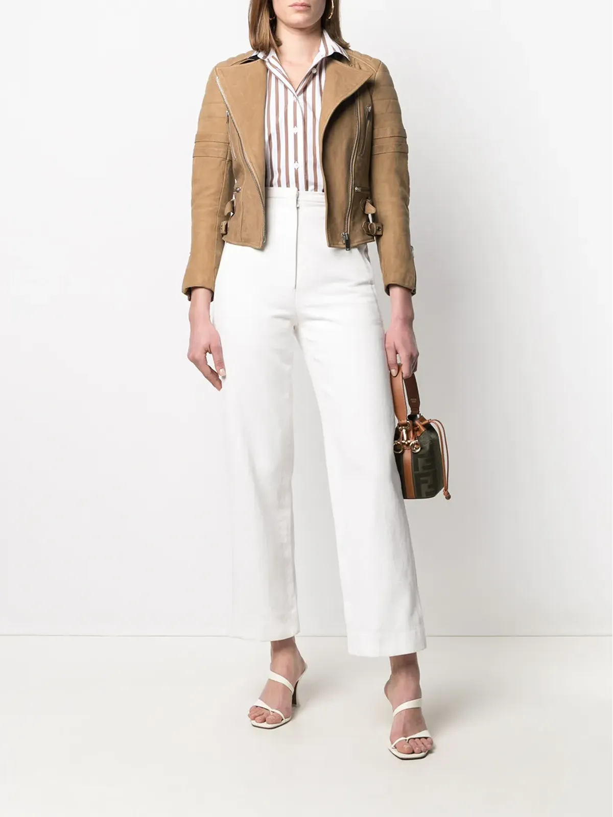 Celine Pre-Owned パディッド バイカージャケット - 画像2