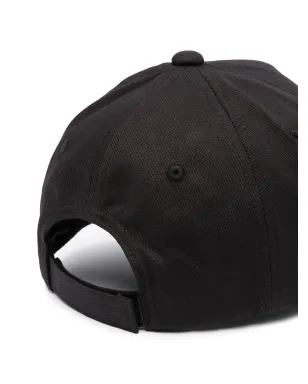 Emporio Armani ロゴベースボールキャップ - ブラック - サムネイル2