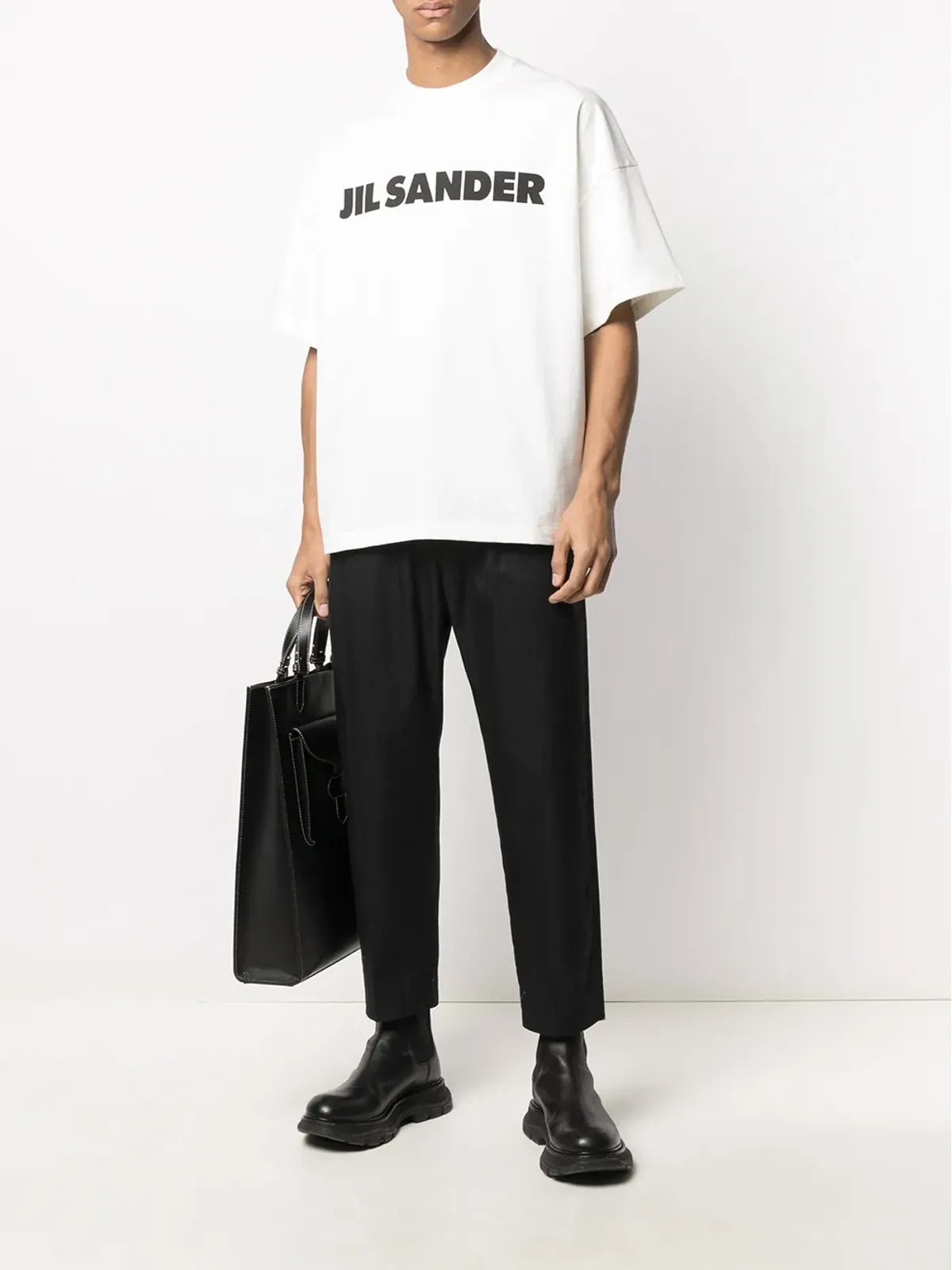 Jil Sander ロゴプリント半袖Tシャツ - 画像2
