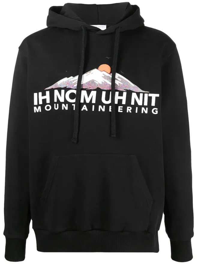 Ih Nom Uh Nit Ih Nom Uh Nit ロゴ入りドローストリングフーディーの商品画像