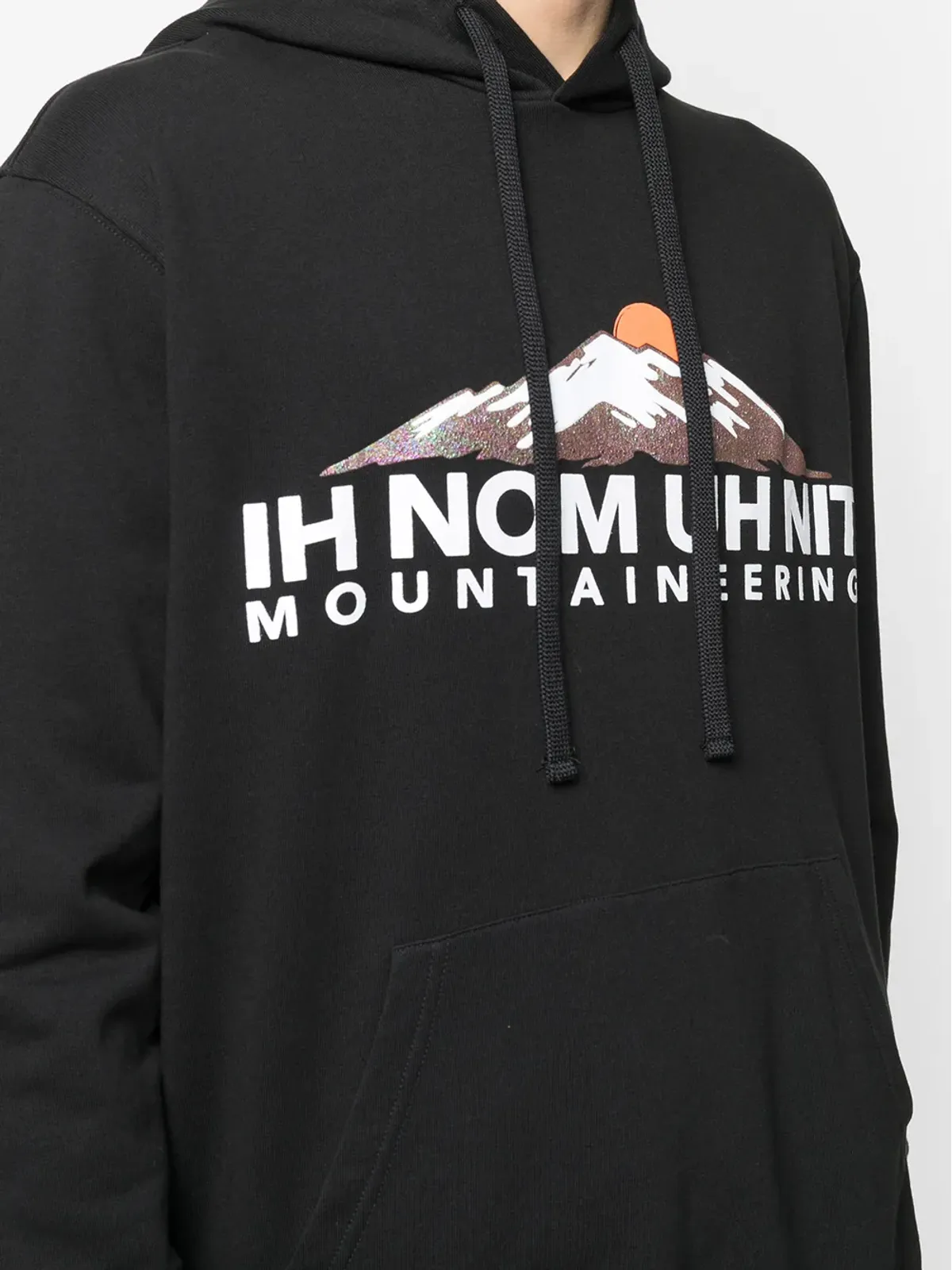 Ih Nom Uh Nit ロゴ入りドローストリングフーディー - 画像5