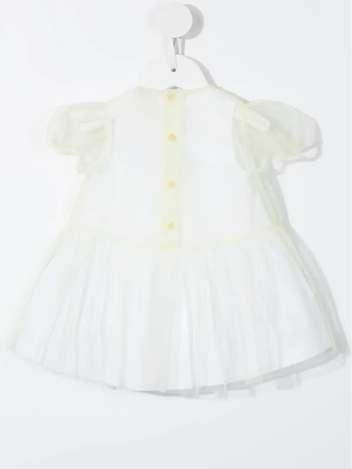 Il Gufo 花柄アップリケ付き 半袖ドレス - 画像2