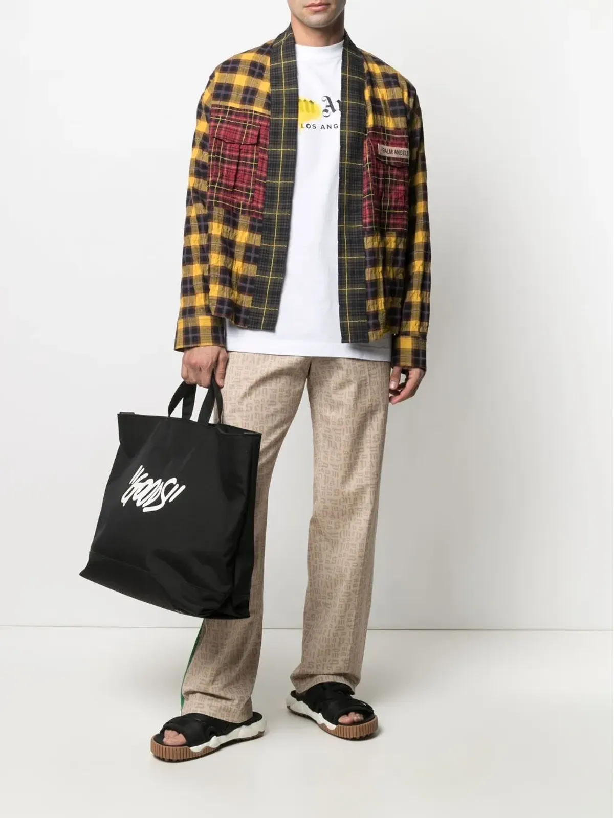 Palm Angels LAロゴプリントTシャツ - 画像2