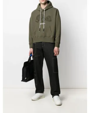 Palm Angels ベアモチーフ フーディ - グリーン - サムネイル2