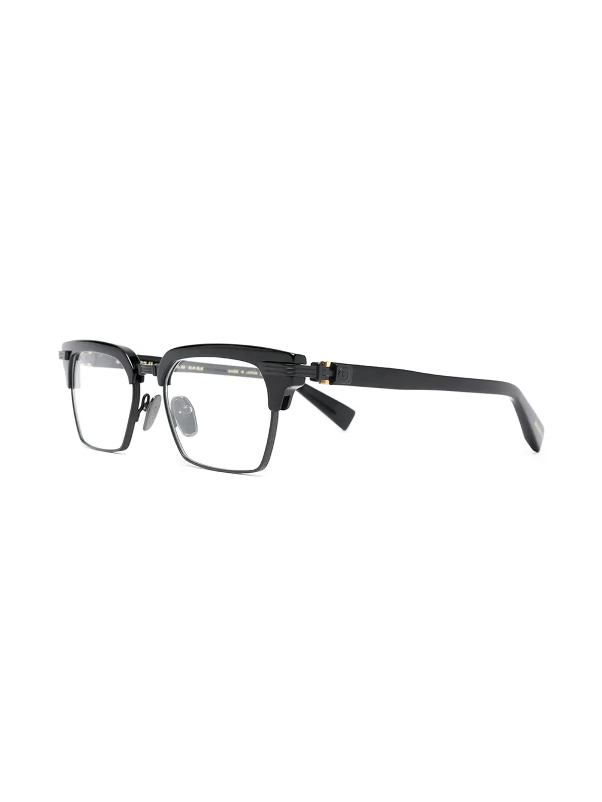 Balmain Eyewear Legion II レクタンギュラー・フレーム眼鏡 - ブラック - 画像2