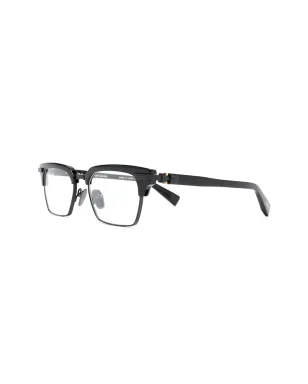 Balmain Eyewear Legion II レクタンギュラー・フレーム眼鏡 - ブラック - サムネイル2