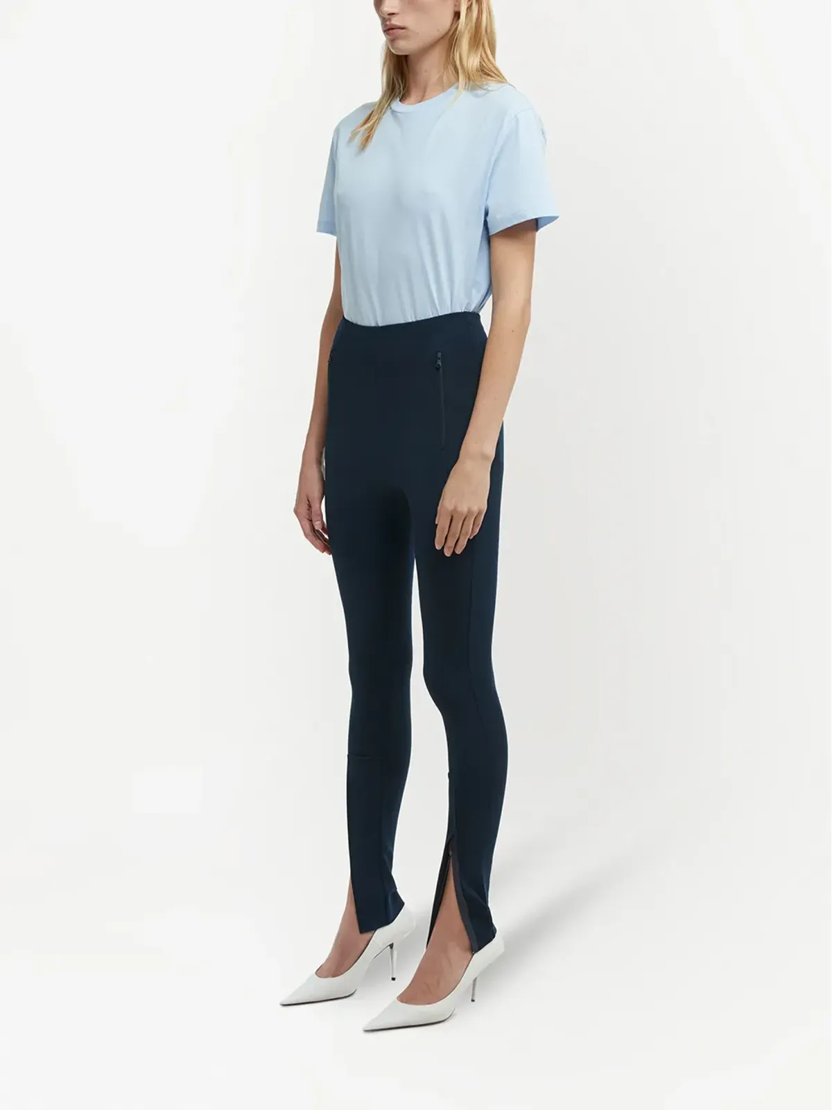 WARDROBE.NYC フロントアンクルジップ レギンス - 画像2
