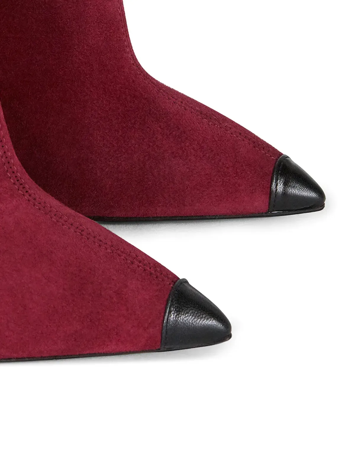 Giuseppe Zanotti ポインテッドレザー アンクルブーツ - 画像4