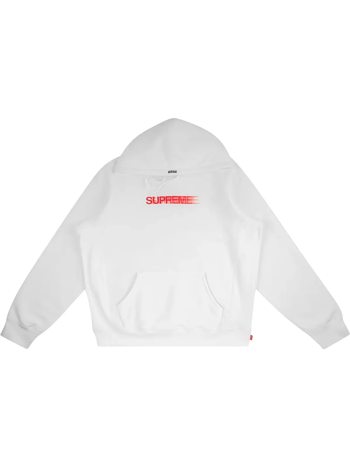 Supreme Motion Logo drawstring hoodie - White - 画像1