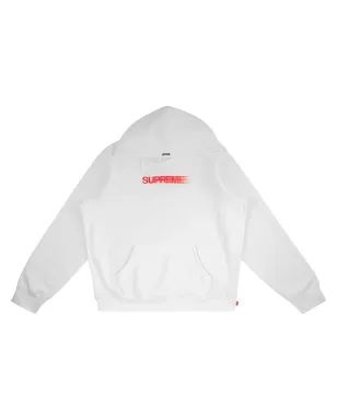 Supreme Motion Logo drawstring hoodie - White - サムネイル1