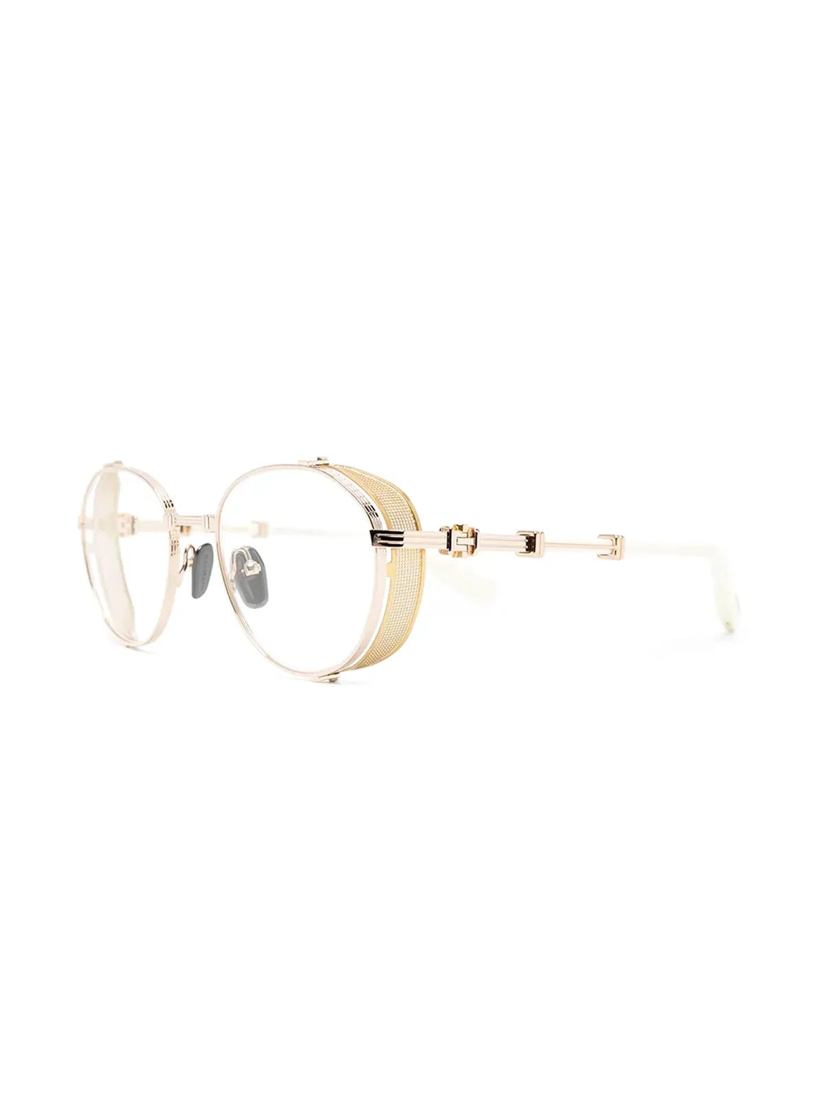 Balmain Eyewear Brigade I ラウンドフレーム眼鏡 - 画像2