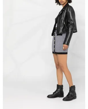 Dolce & Gabbana カーフレザー バイカージャケット - サムネイル4