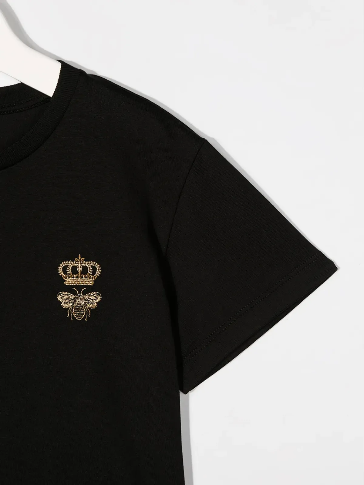 Dolce & Gabbana Kids ロゴプリント半袖Tシャツ - ブラック - 画像3