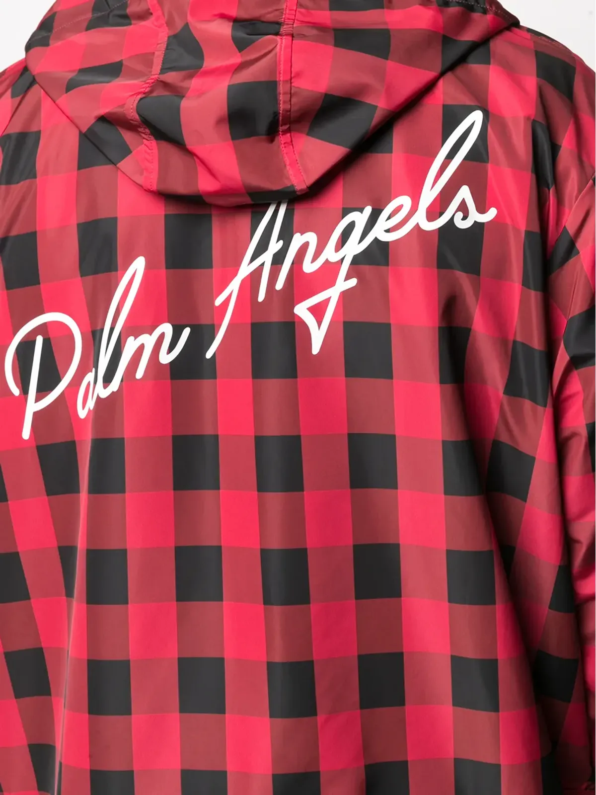 Palm Angels チェックプリント フード付きジャケット - 画像5