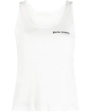 Palm Angels ロゴプリント ノースリーブ タンクトップ - サムネイル1