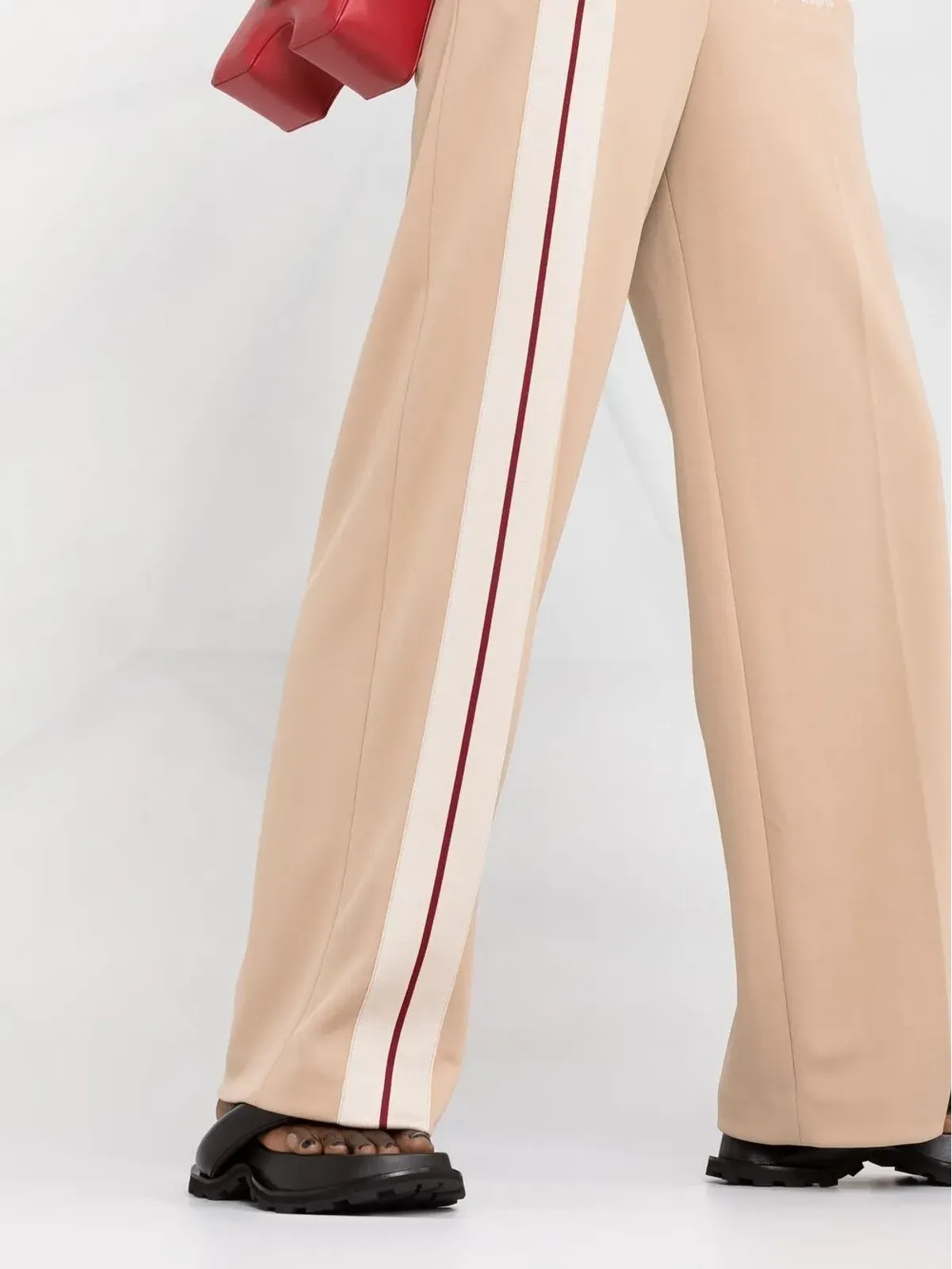 Palm Angels ロゴプリント レッグパンツ - 画像5