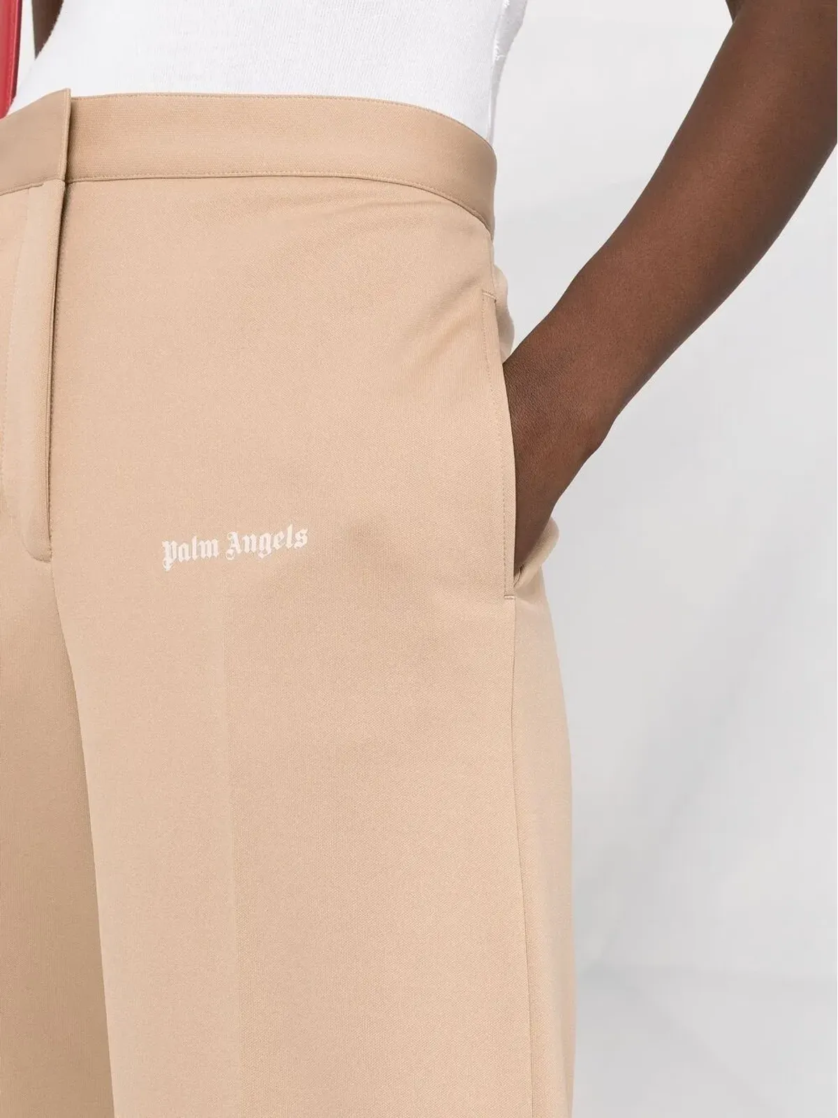 Palm Angels ロゴプリント レッグパンツ - 画像3