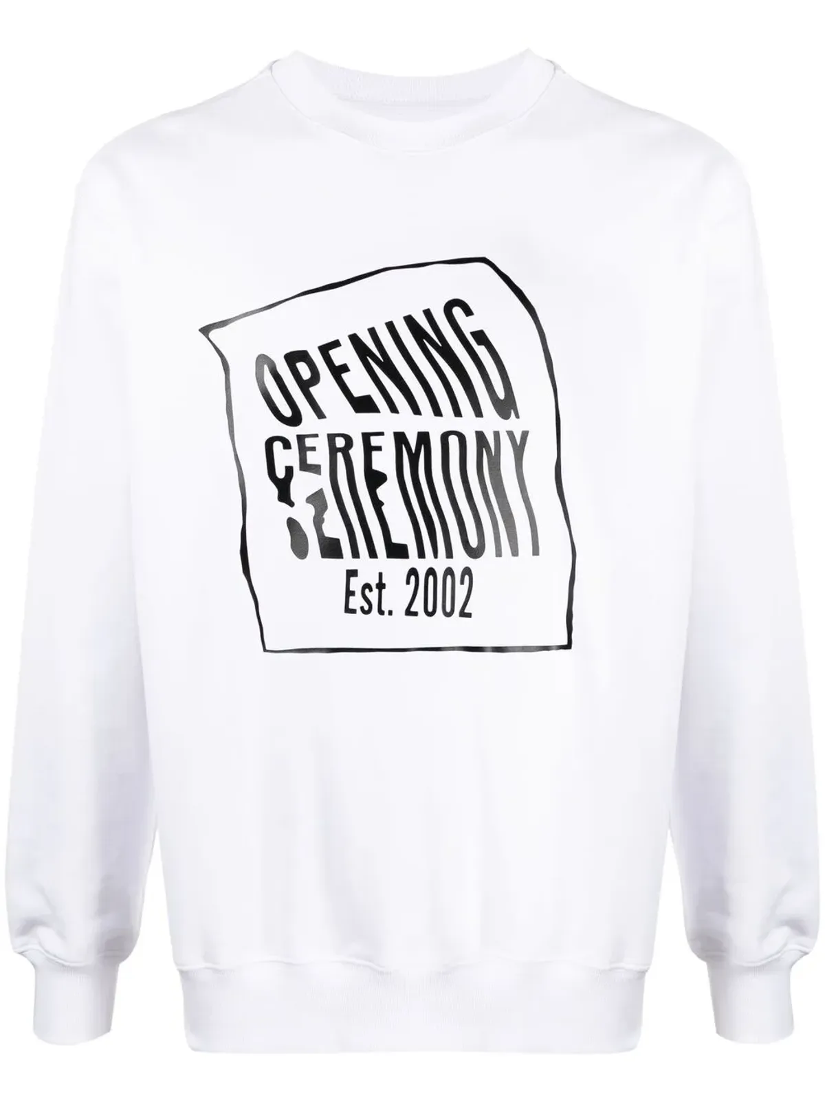 Opening Ceremony ワープドロゴ コットン スウェットシャツ - 画像1