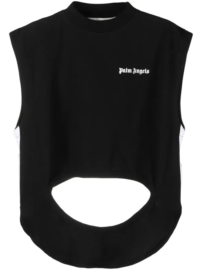 Palm Angels Palm Angels カットアウトロゴTシャツ ブラックの商品画像