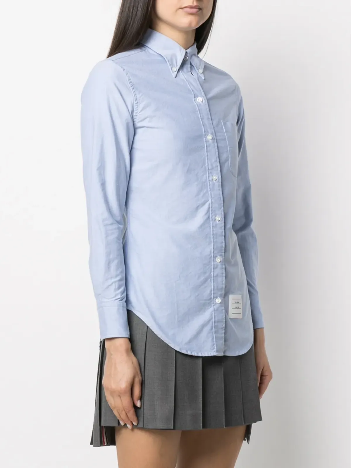 Thom Browne ロゴパッチ長袖シャツ - 画像3