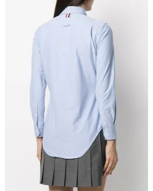 Thom Browne ロゴパッチ長袖シャツ - サムネイル4