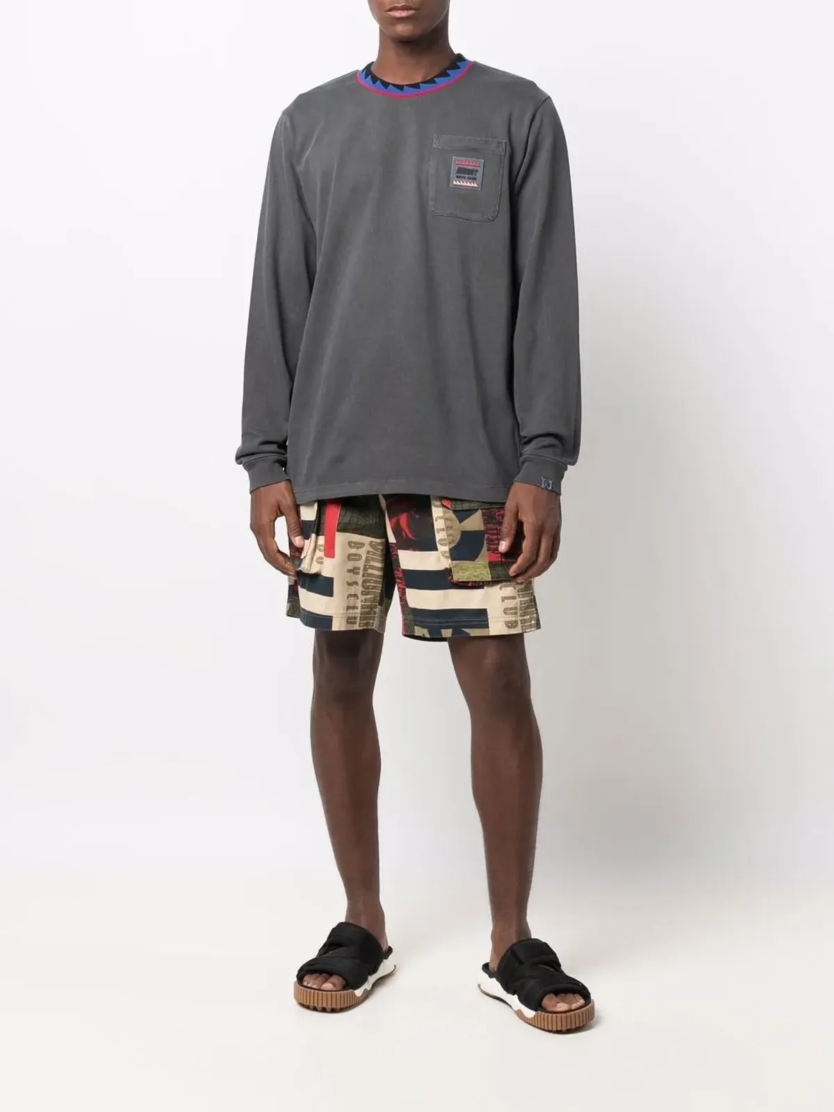 Billionaire Boys Club コットン コントラストカラー襟付きスウェットシャツ - 画像2