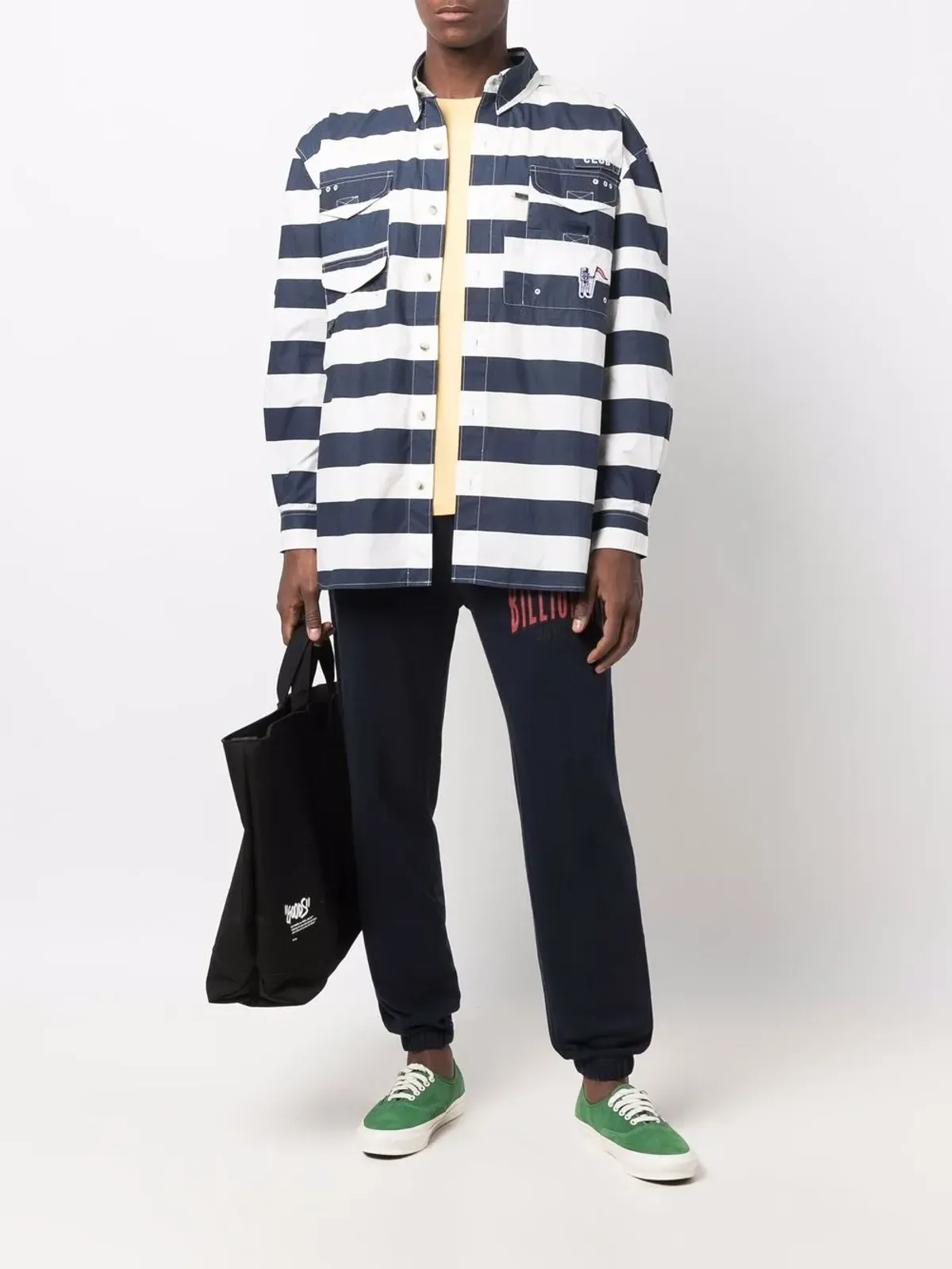 Billionaire Boys Club ストライプ柄ボタンアップシャツ - 画像2
