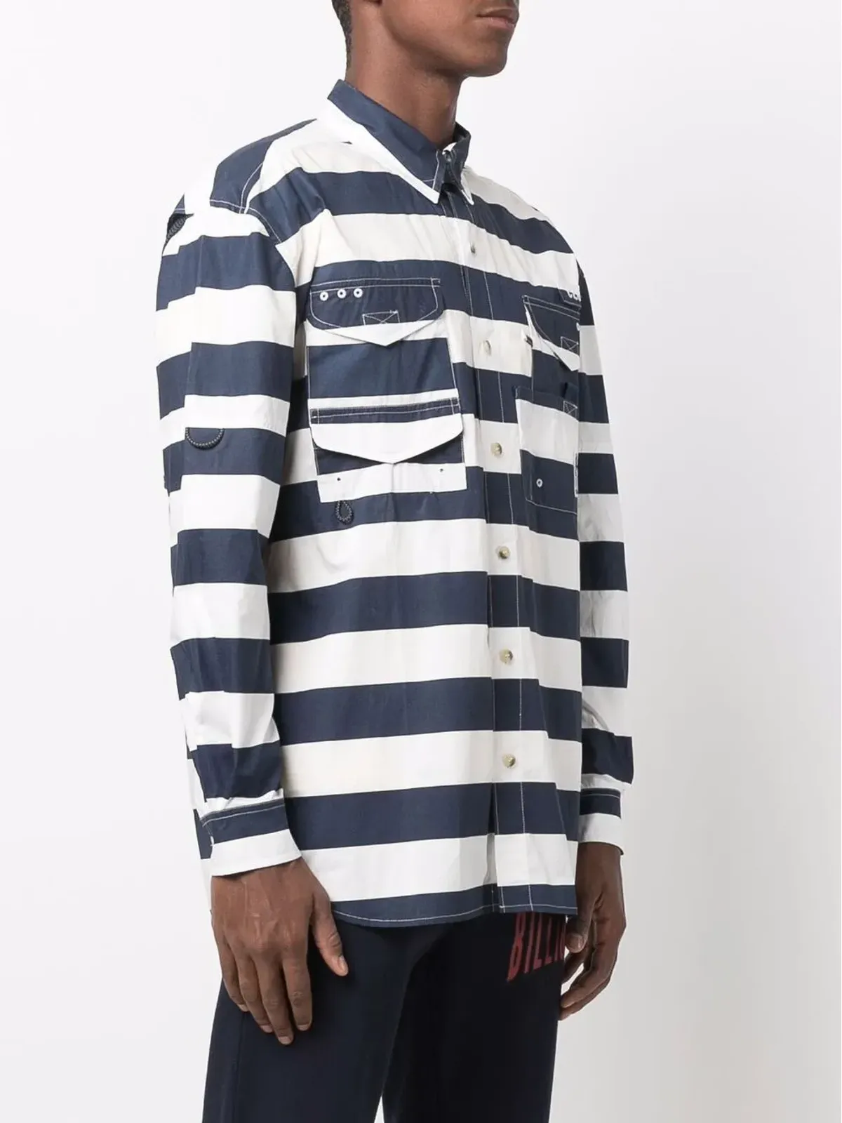 Billionaire Boys Club ストライプ柄ボタンアップシャツ - 画像3