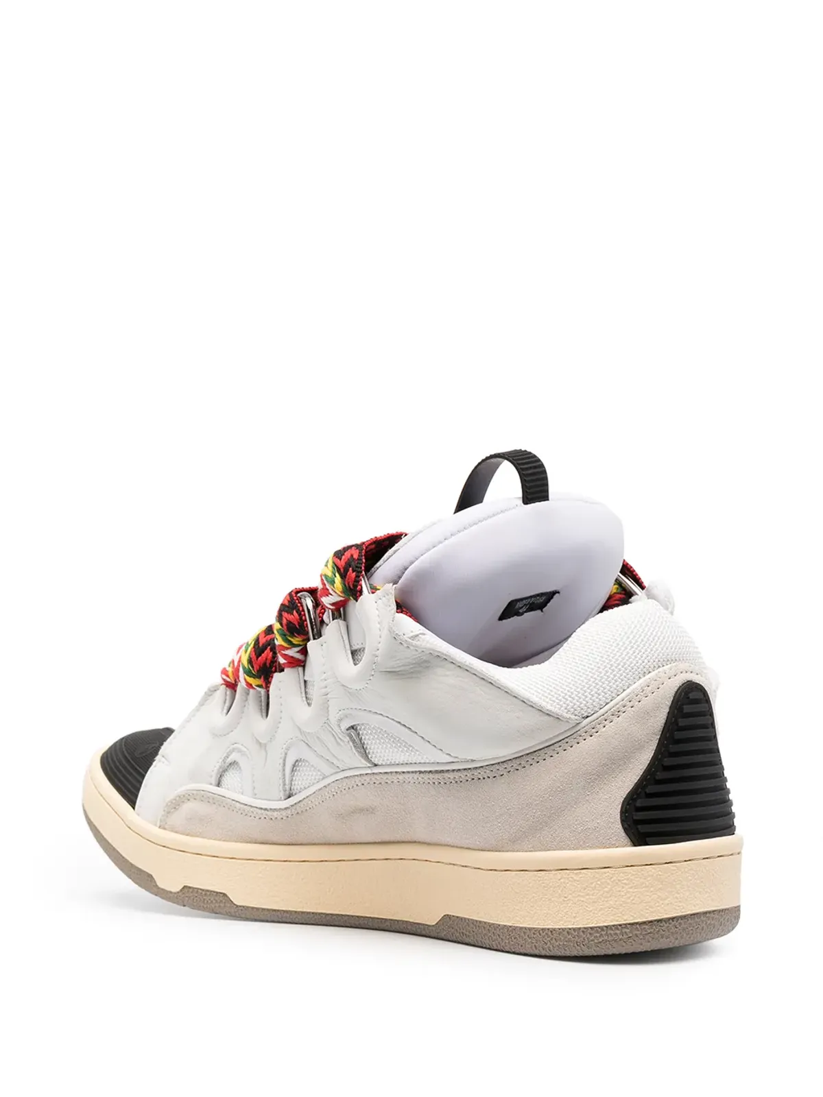 Lanvin カーブ スエード トリム スニーカー - 画像3