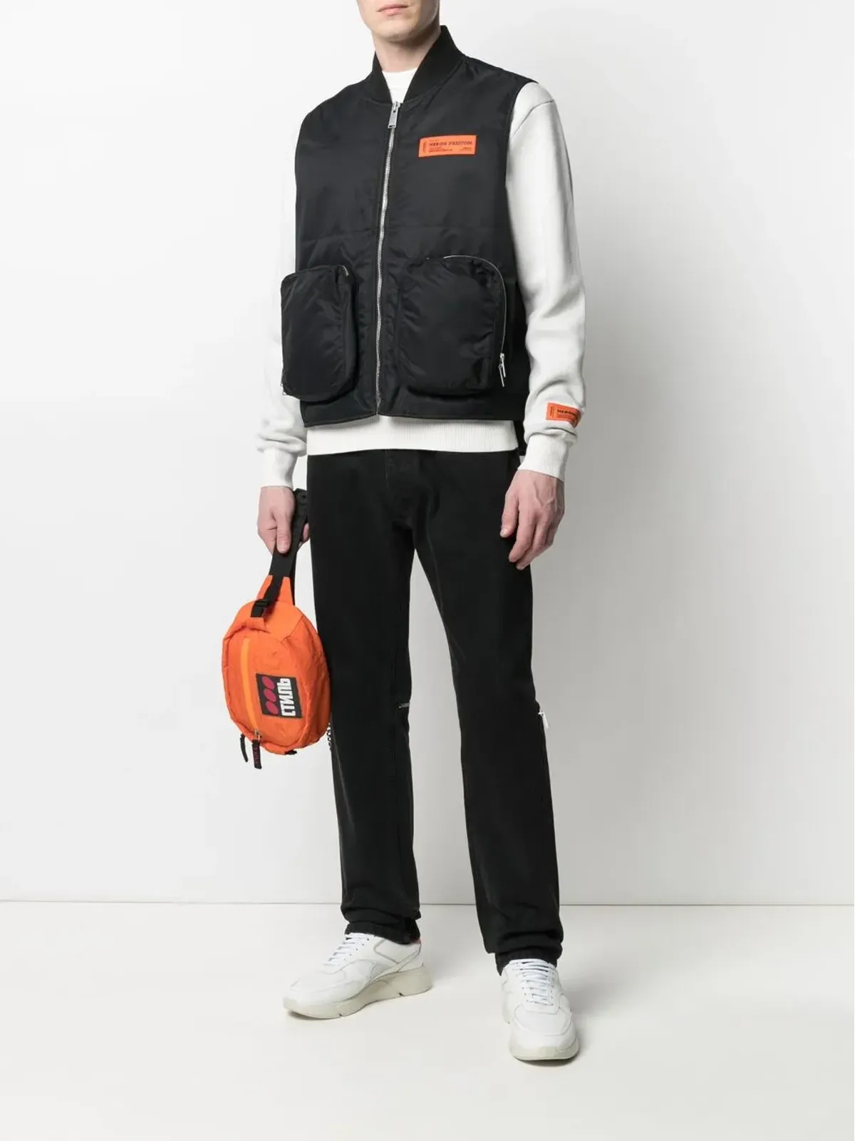 Heron Preston ジップポケット付きベストジャケット - 画像2