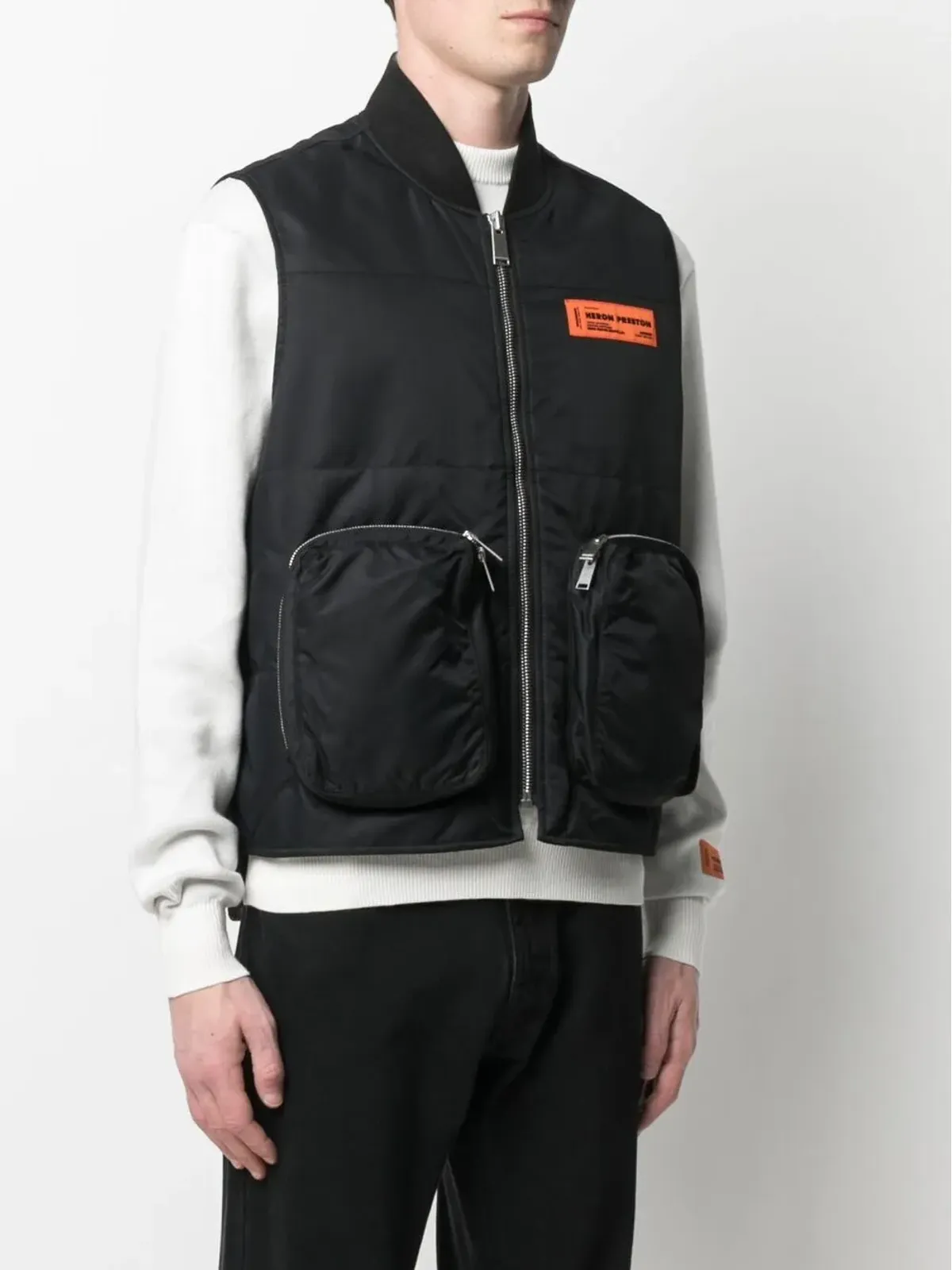 Heron Preston ジップポケット付きベストジャケット - 画像3