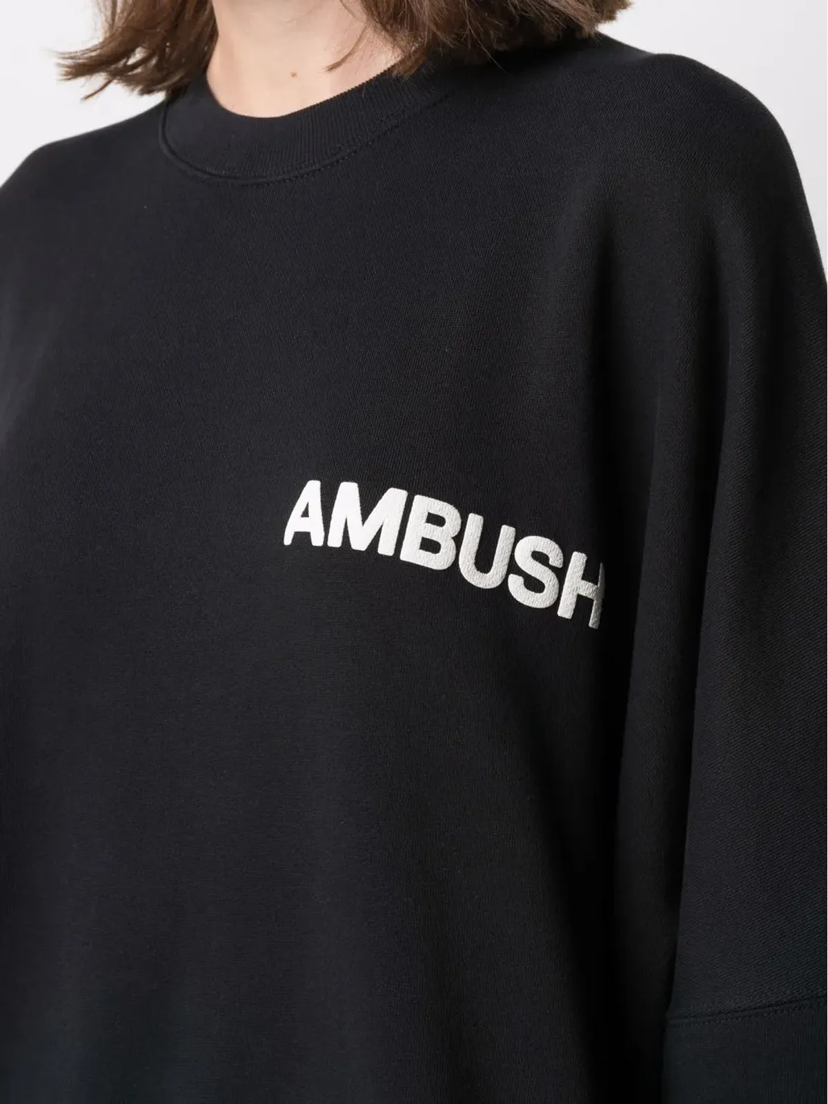 AMBUSH ロゴプリント ドローストリング スウェットシャツ - 画像5