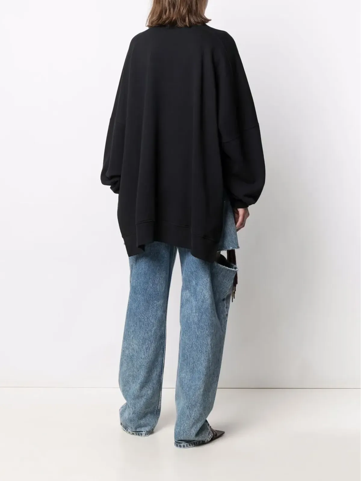 AMBUSH ロゴプリント ドローストリング スウェットシャツ - 画像4