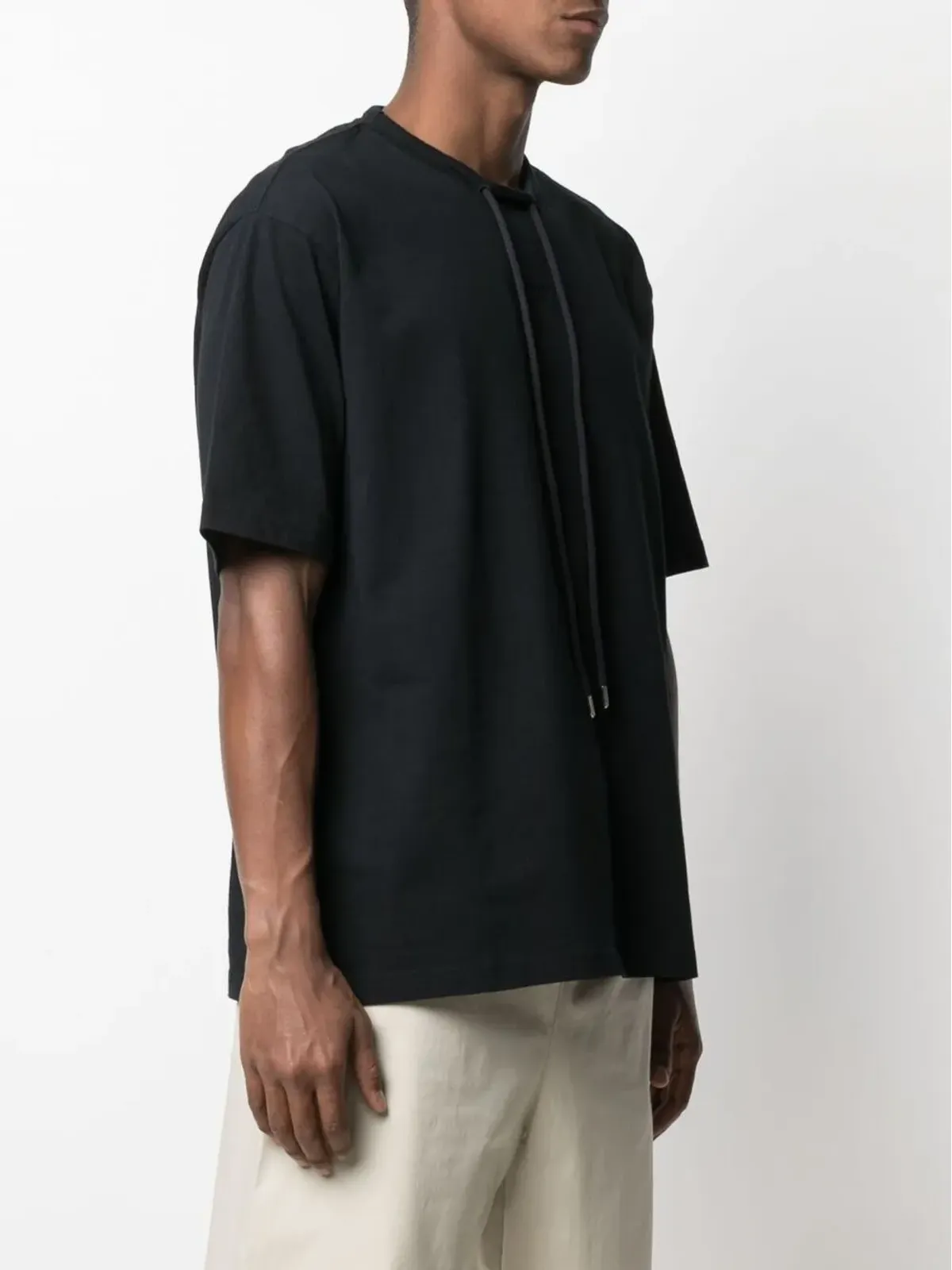 AMBUSH ドローストリングコットンTシャツ - 画像3