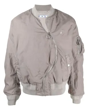 Off-White ツイスト ボンバー ジャケット - グレー - サムネイル1