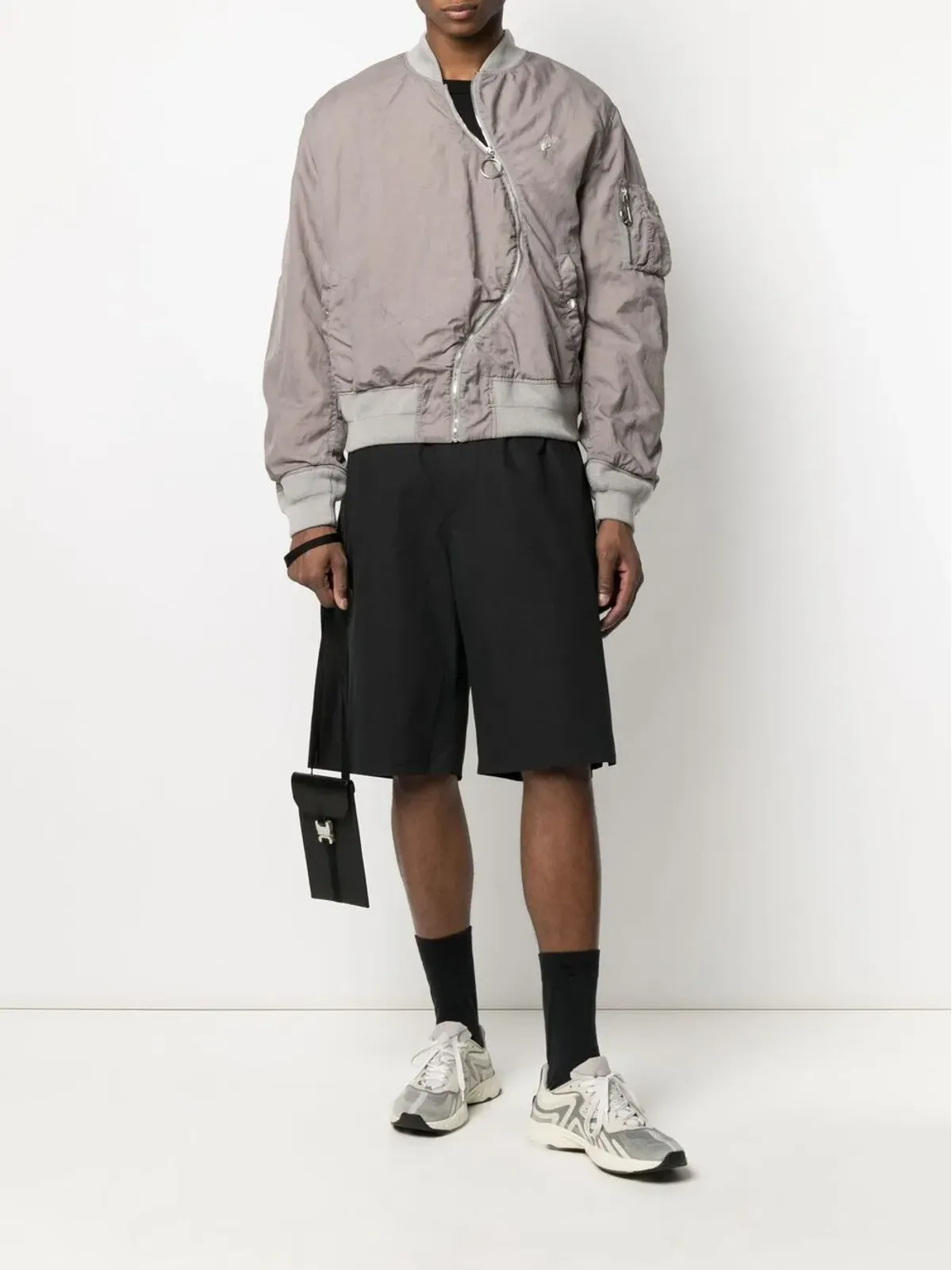 Off-White ツイスト ボンバー ジャケット - グレー - 画像2