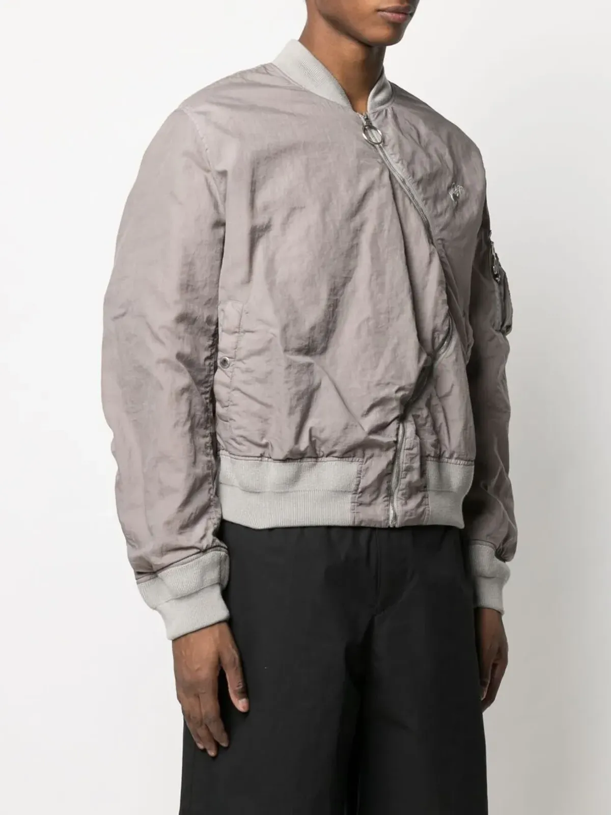 Off-White ツイスト ボンバー ジャケット - グレー - 画像3