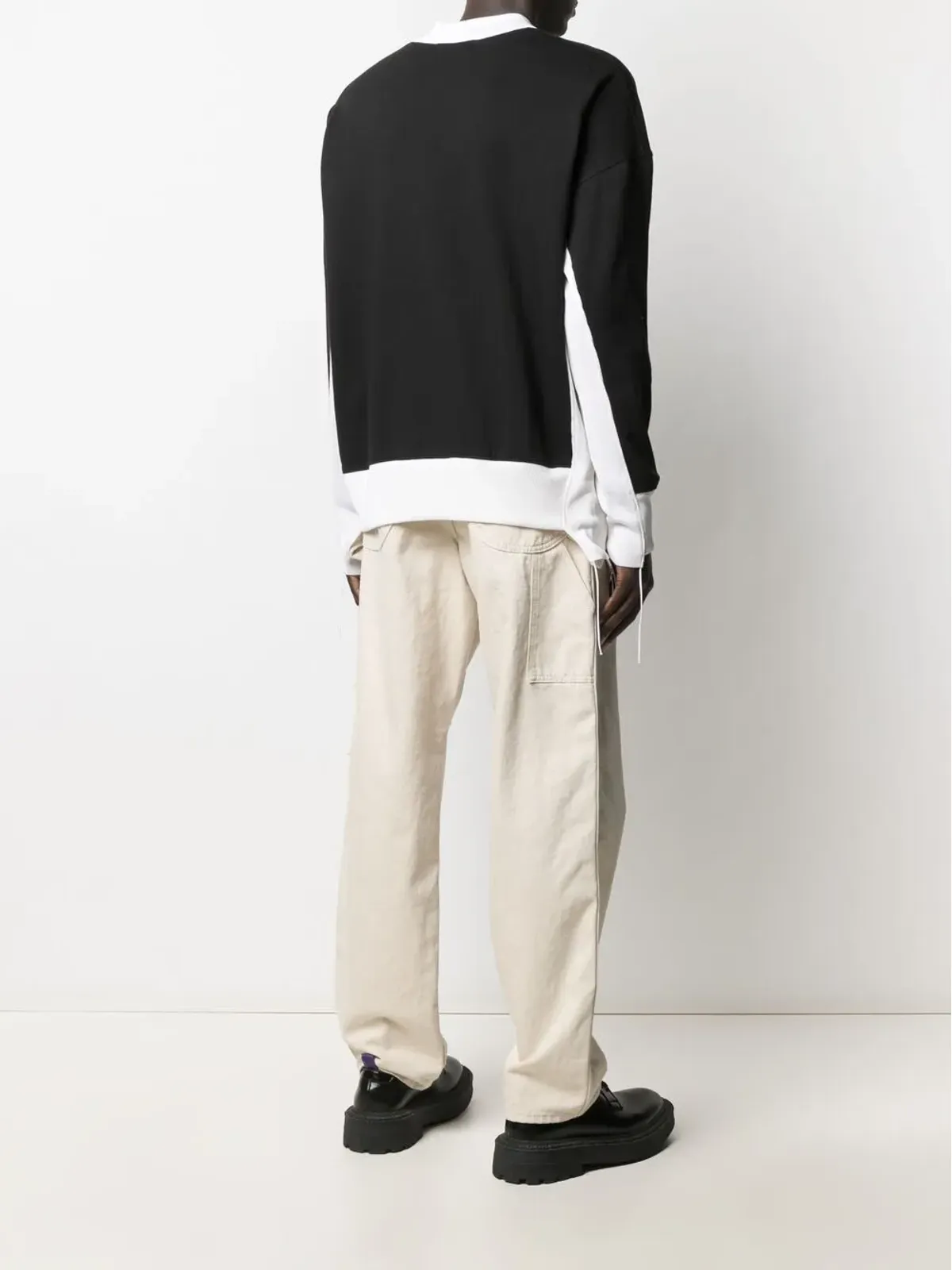 AMBUSH ツートーン ロゴプリント スウェットシャツ - 画像4