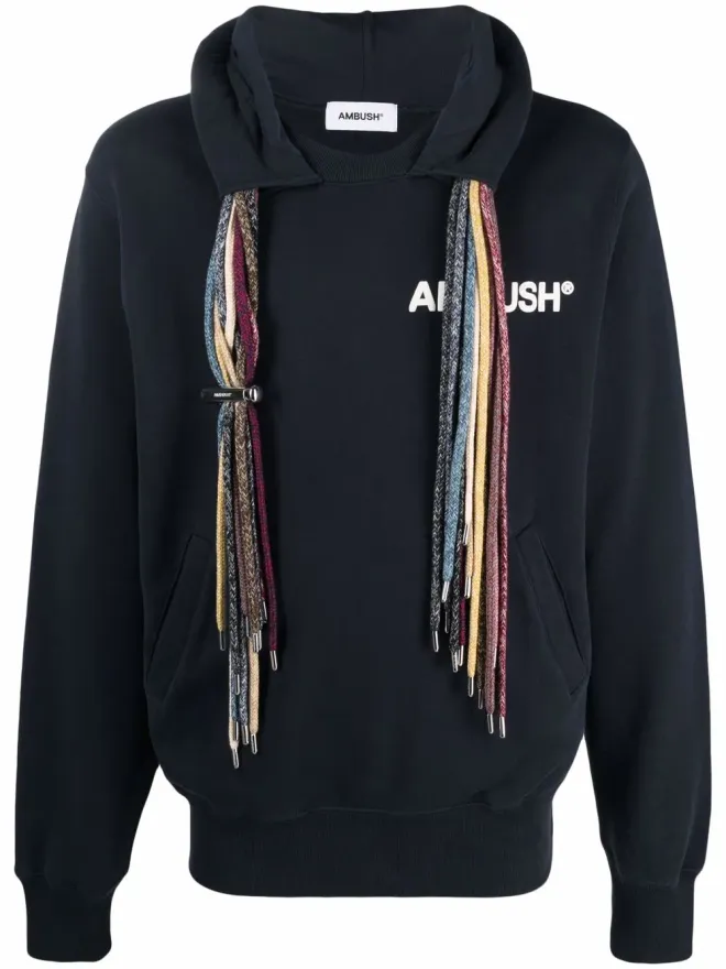 Ambush AMBUSH ロゴプリント ドローストリング フード付きスウェットシャツの商品画像