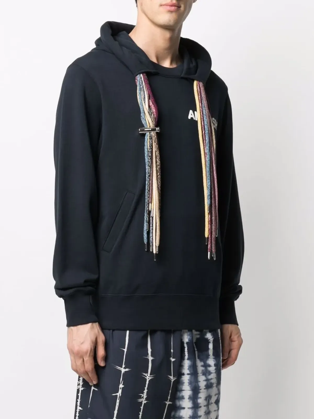 AMBUSH ロゴプリント ドローストリング フード付きスウェットシャツ - 画像3