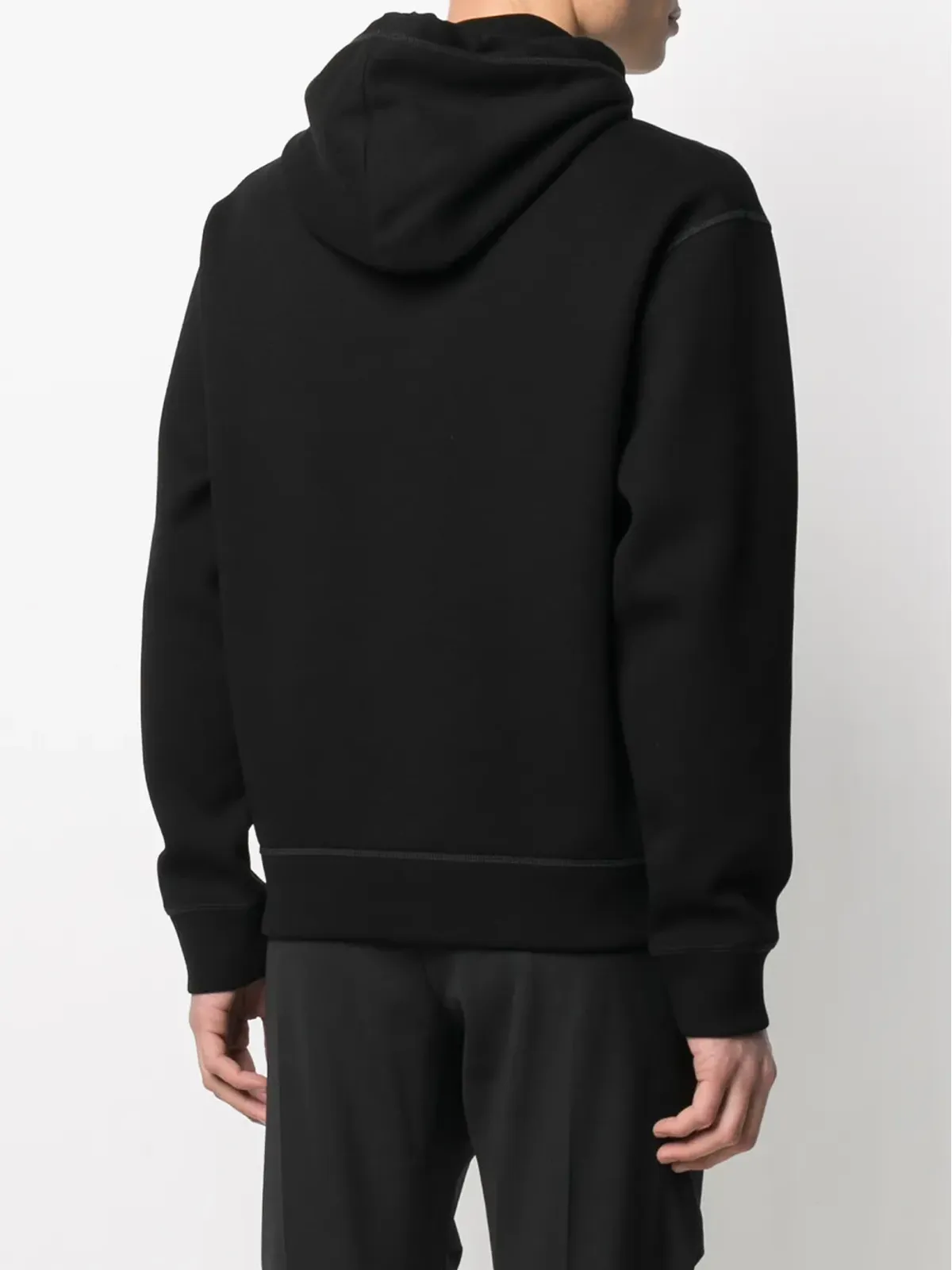 DSQUARED2 ジップド サイド スローガンプリント パーカー - 画像4