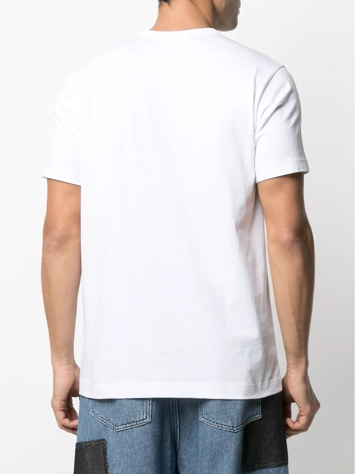 Comme Des Garçons Shirt クルーネック コットン Tシャツ - White - 画像4