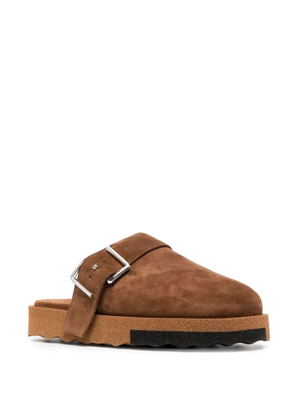 Off-White Comfort backless slippers - Brown - 画像2