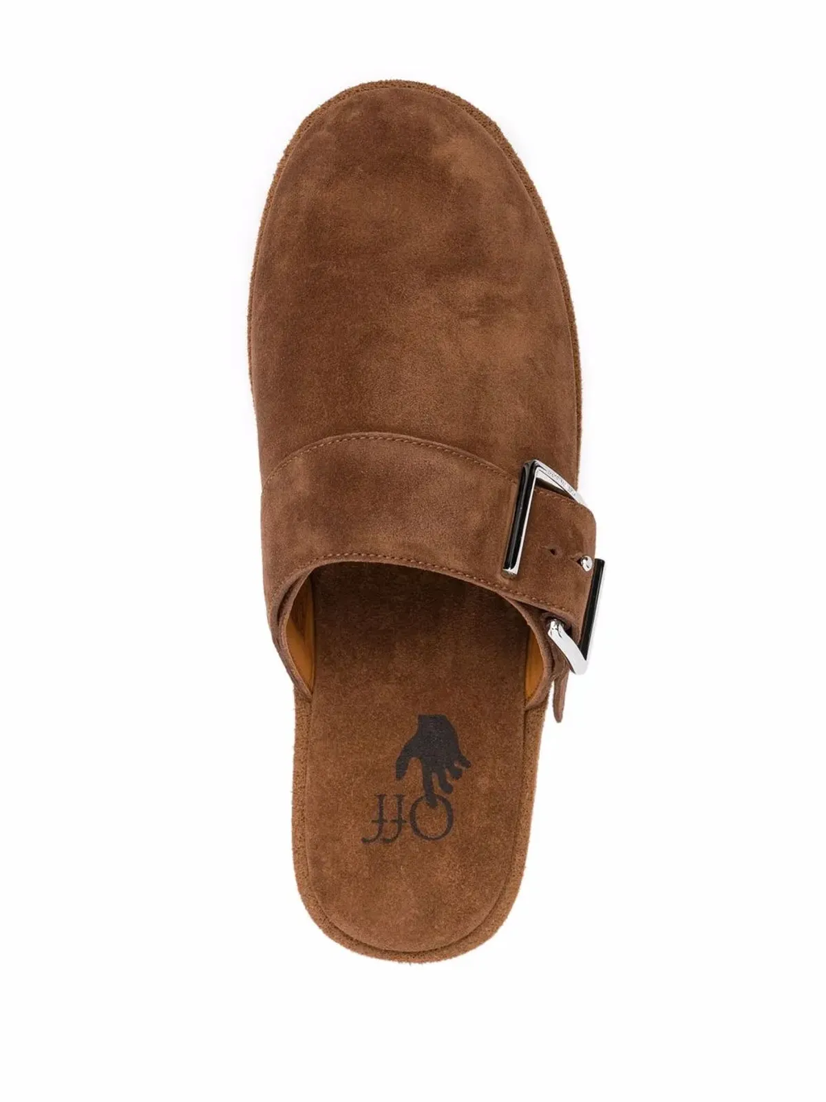 Off-White Comfort backless slippers - Brown - 画像4
