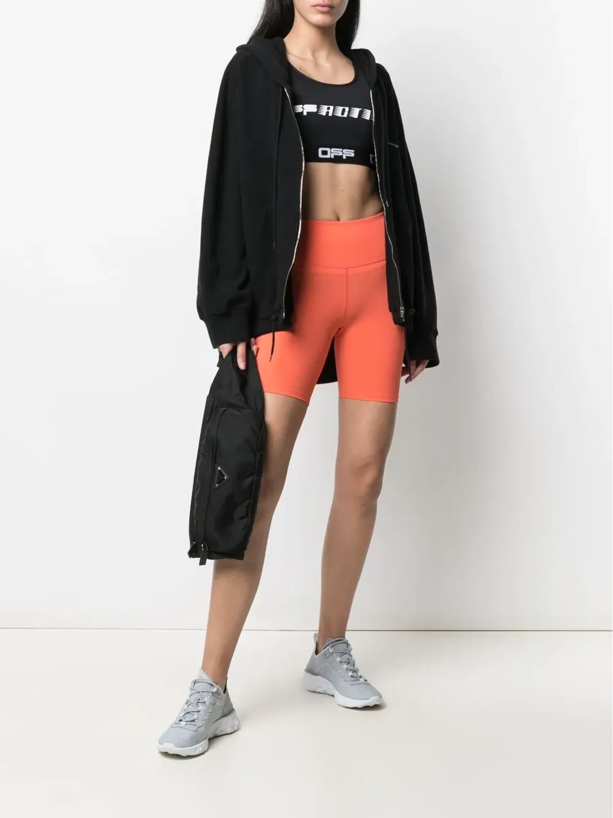 Off-White ロゴプリント スポーツブラ - 画像2
