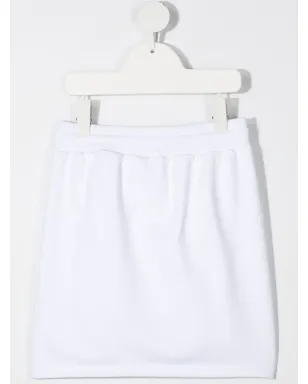 Givenchy Kids logo-print knitted skirt - White - サムネイル2