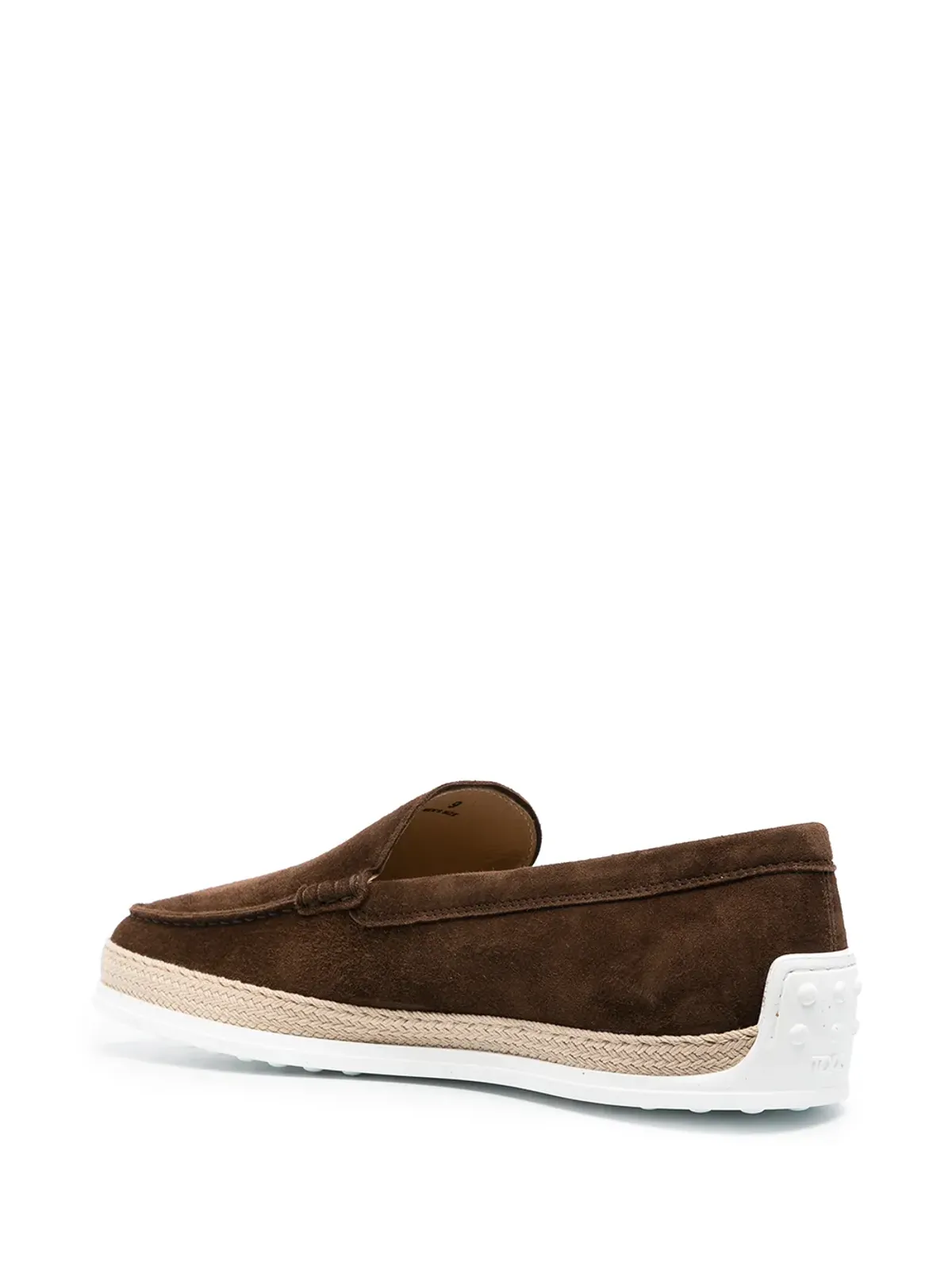 Tod's アーモンドトゥ スエード ローファー - 画像3