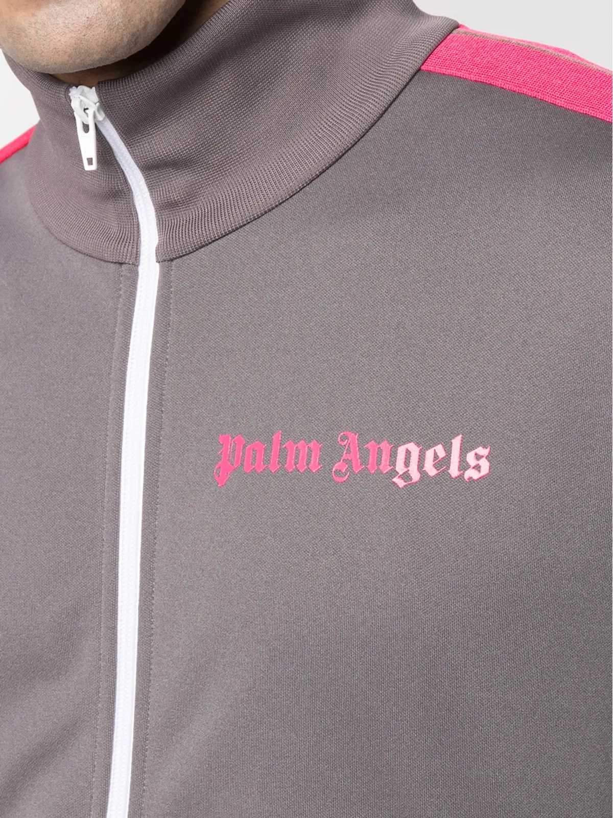 Palm Angels サイドストライプ トラックジャケット - グレー - 画像5